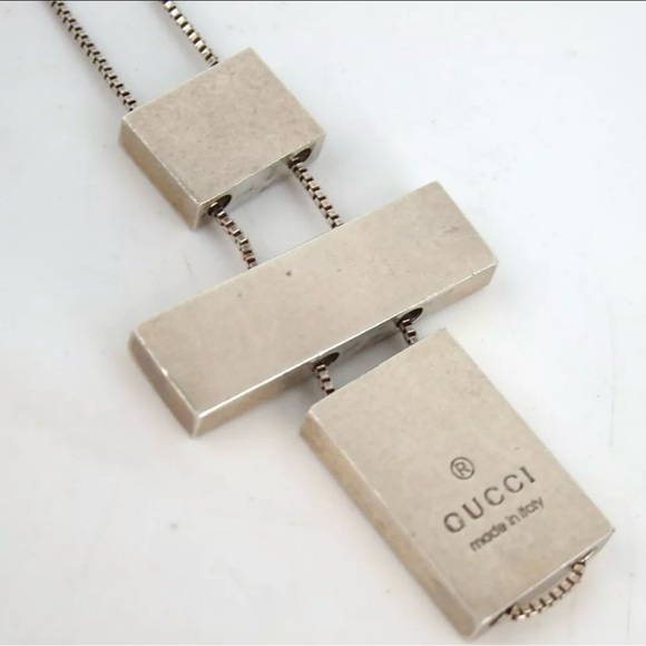 Gucci Silver 925 Cross Necklace - Picture 4 of 12